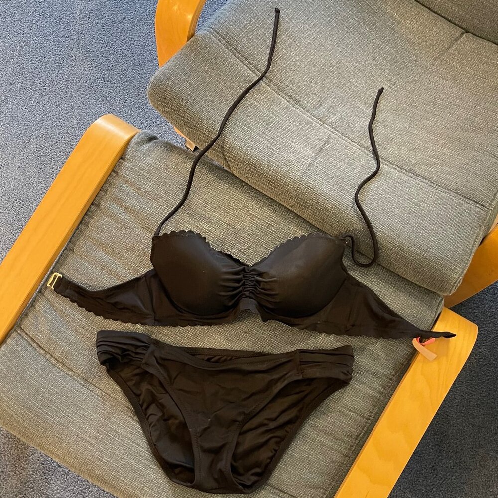 Victoria's Secret Bikini Black Size 34C/L